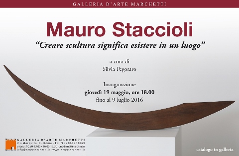 Mauro Staccioli – Creare scultura significa esistere in un luogo